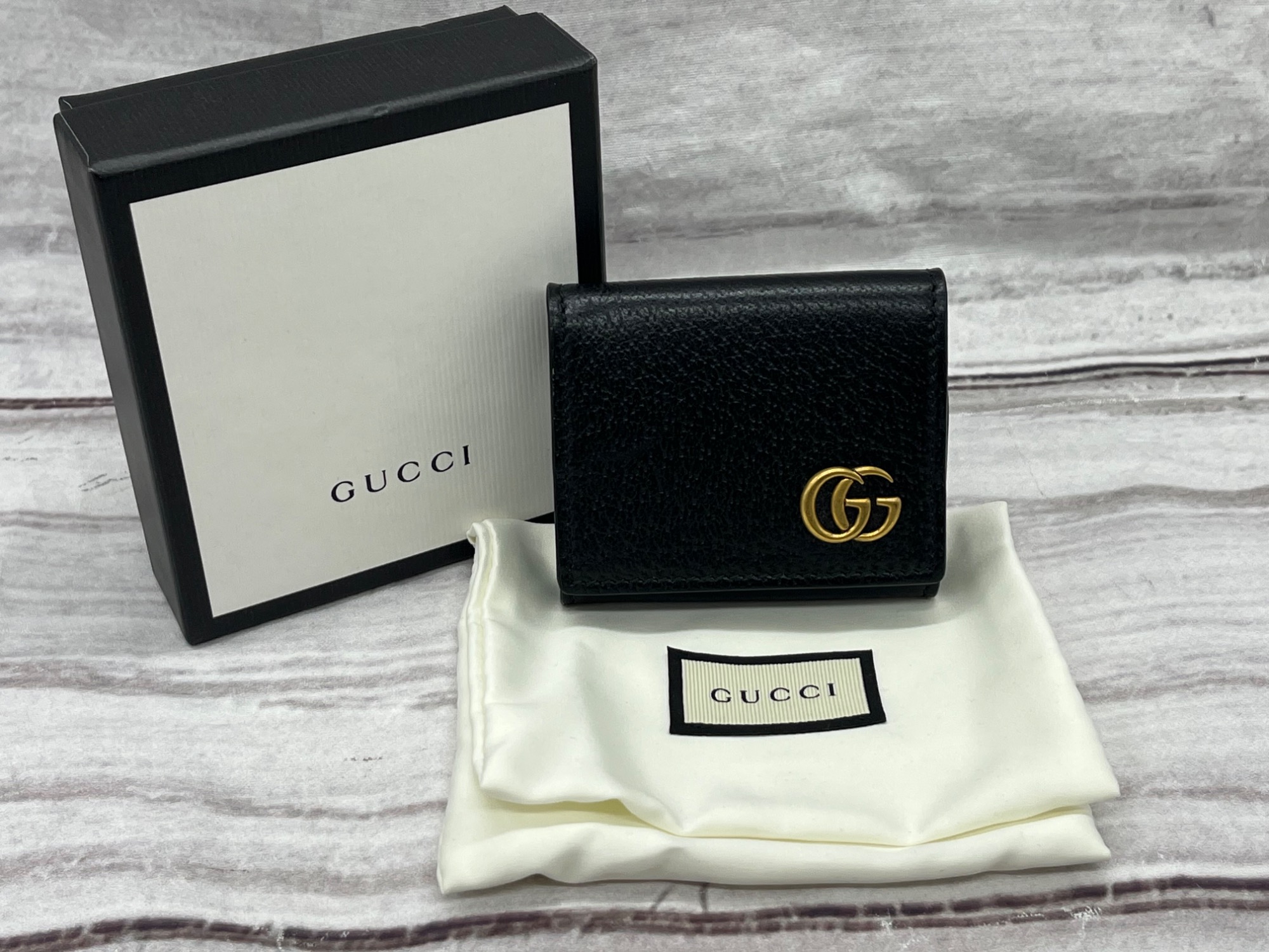 GUCCI グッチ ケース オフィディア 小銭入れ 財布 GG マーモント GUCCI（グッチ） レディース カードケース GGマーモント レザー 定期