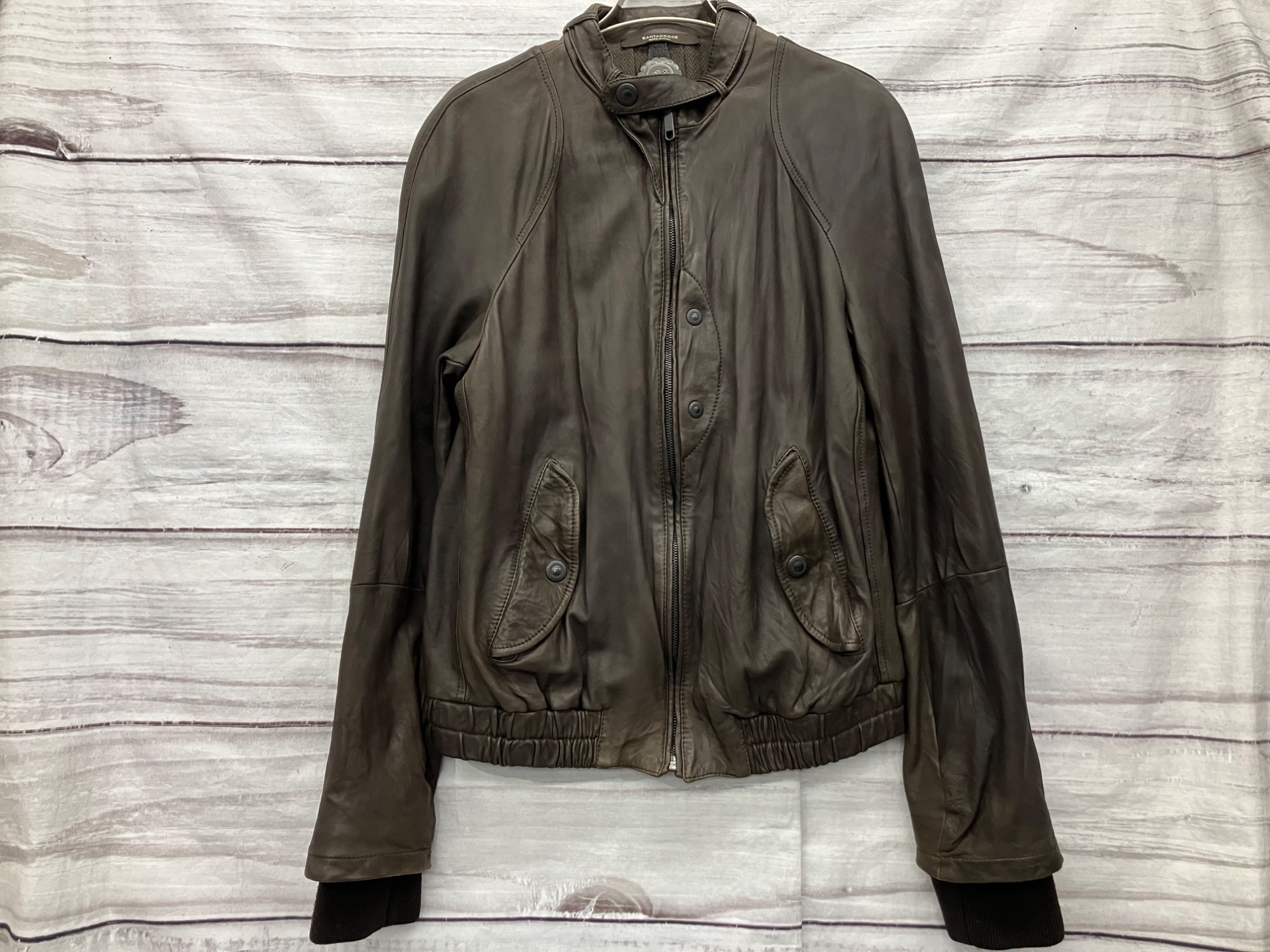 Santacroce/サンタクローチェ】メンズ P63138 レザージャケット のご