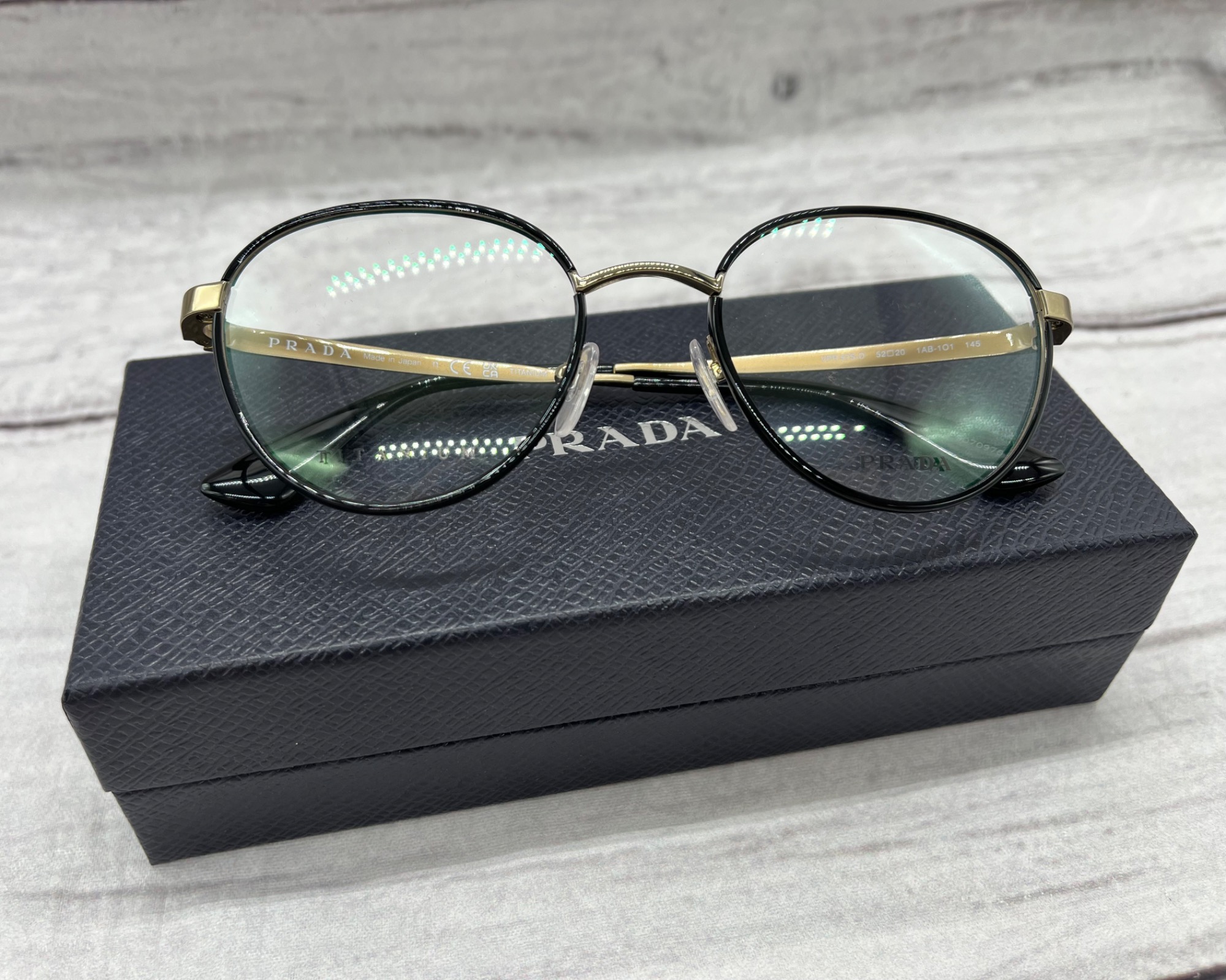 Riho　0710 PRADA プラダ メガネ VPR 17ZVF 07R101 Caramel havana 55サイズ (在庫