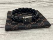 GUCCI / グッチ】レザー編み込みブレスレット｜リサイクルショップの