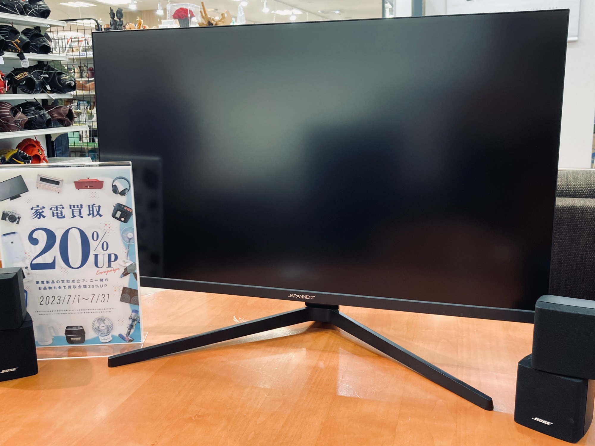 JAPANNEXT ゲーミングモニター 31.5インチ 4K解像度 入荷いたしました