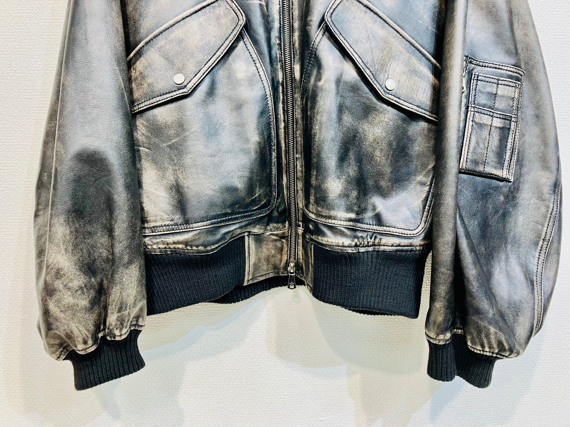 MAISON SPECIAL(メゾンスペシャル) Sheep Leather Mouton G-1 Flight