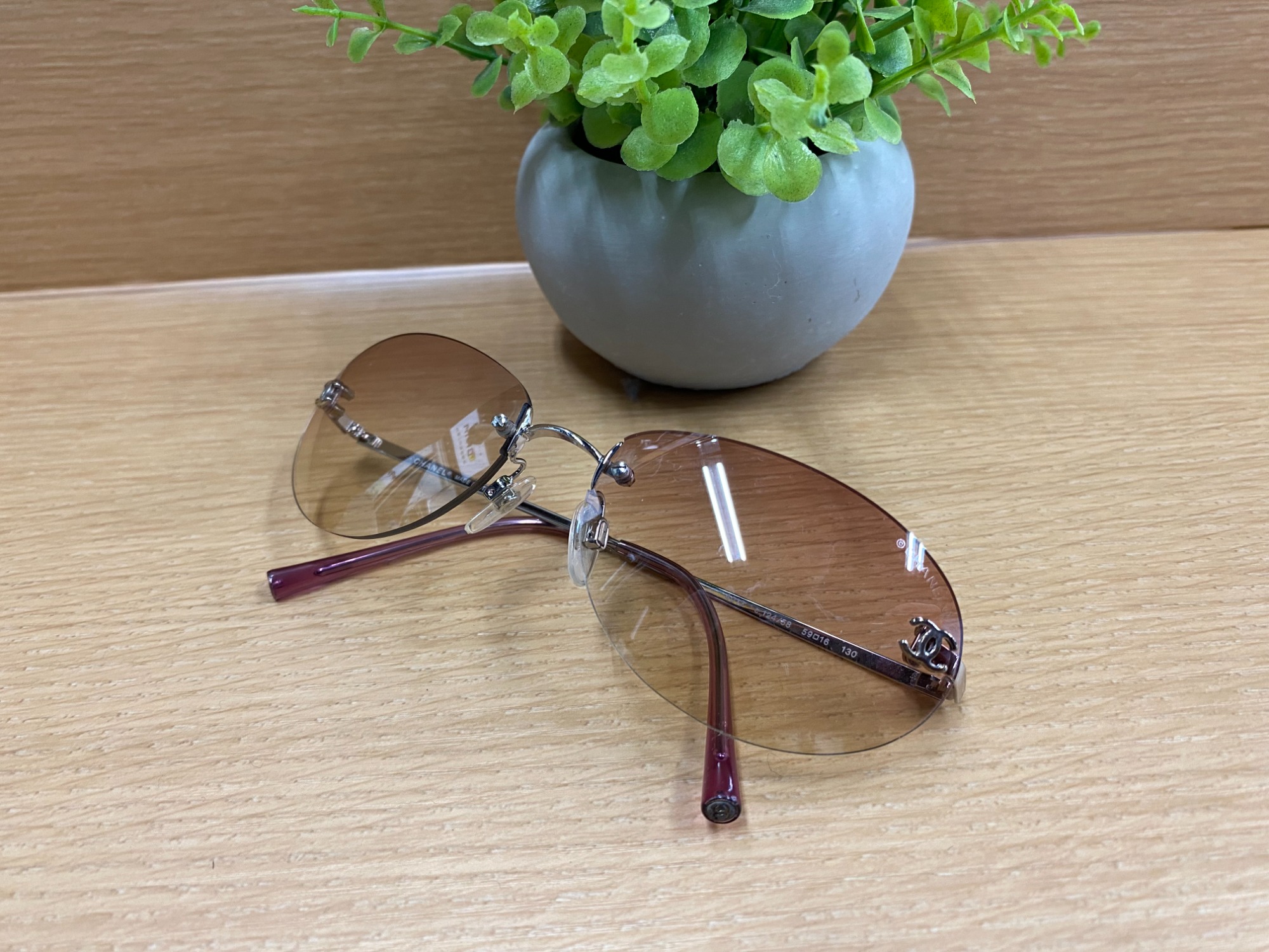 CHANEL シャネル サングラス 5171-A C.501/3C 60□17 135 ココ