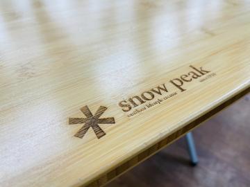 【3F家具展示中！！】snowpeak(スノーピーク) ワンアクションテーブルロング竹が入荷いたしました！！