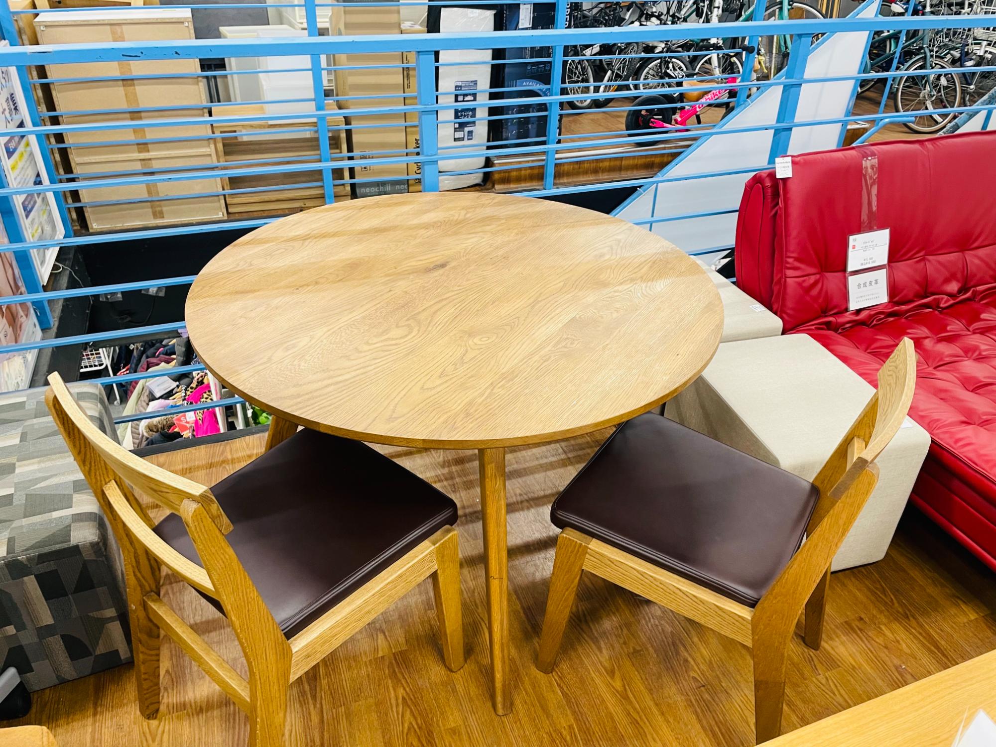 3F家具展示中！！】unico(ウニコ) ﾀﾞｲﾆﾝｸﾞ3点ｾｯﾄ入荷しました