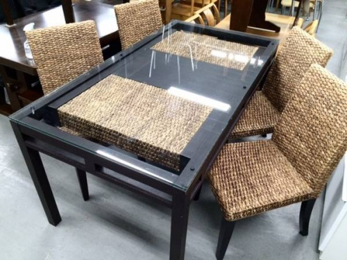 ダイニングセットのアジアン家具