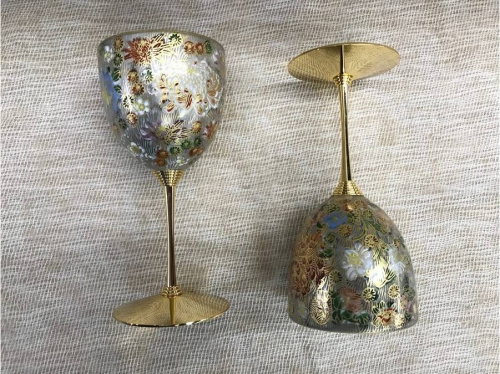 九谷焼の金花詰