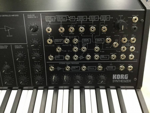 MS-20のシンセサイザー