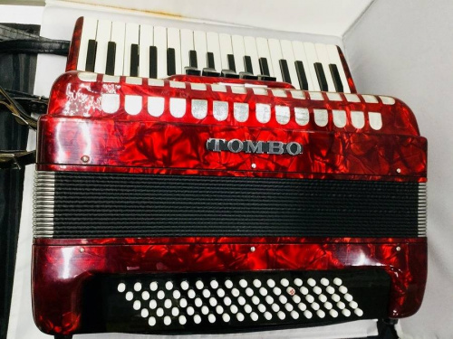 鍵盤楽器のアコーディオン