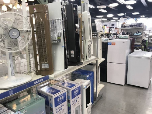 夏物家電の冷風扇