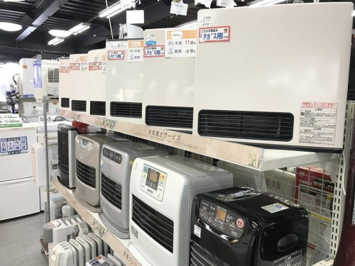 季節家電のストーブ