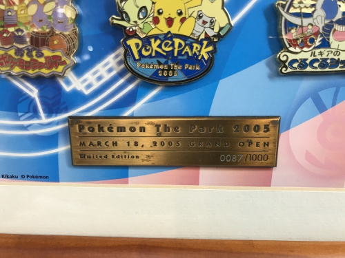 記念品のポケパーク　2005年　ピンズセット　1000個限定