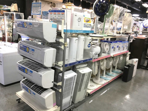 季節家電の扇風機