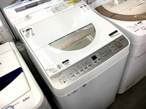 ポイント5倍デーの洗濯機　中古