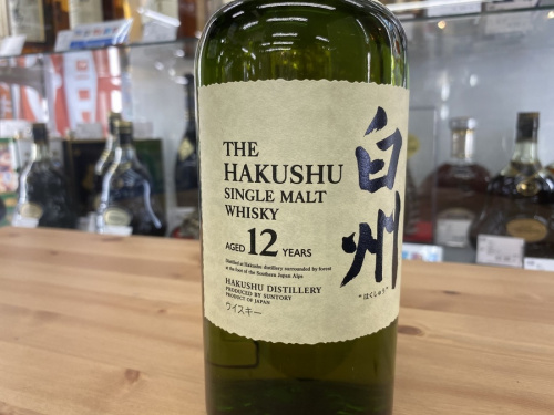 ウイスキーの白州　12年　買取