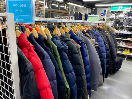 ダウンジャケットの古着買取