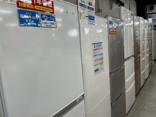 生活家電の冷蔵庫