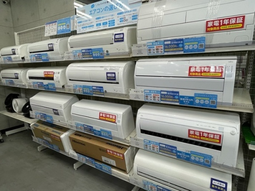 季節家電のエアコン