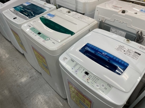 生活家電の洗濯機