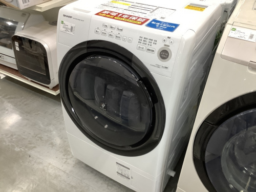 生活家電のドラム式洗濯機