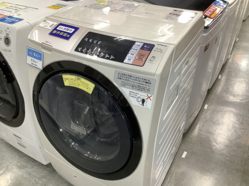 生活家電のドラム式洗濯機