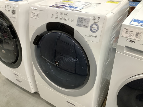 生活家電のドラム式洗濯乾燥機