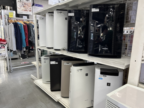 空気清浄機の衣類乾燥機