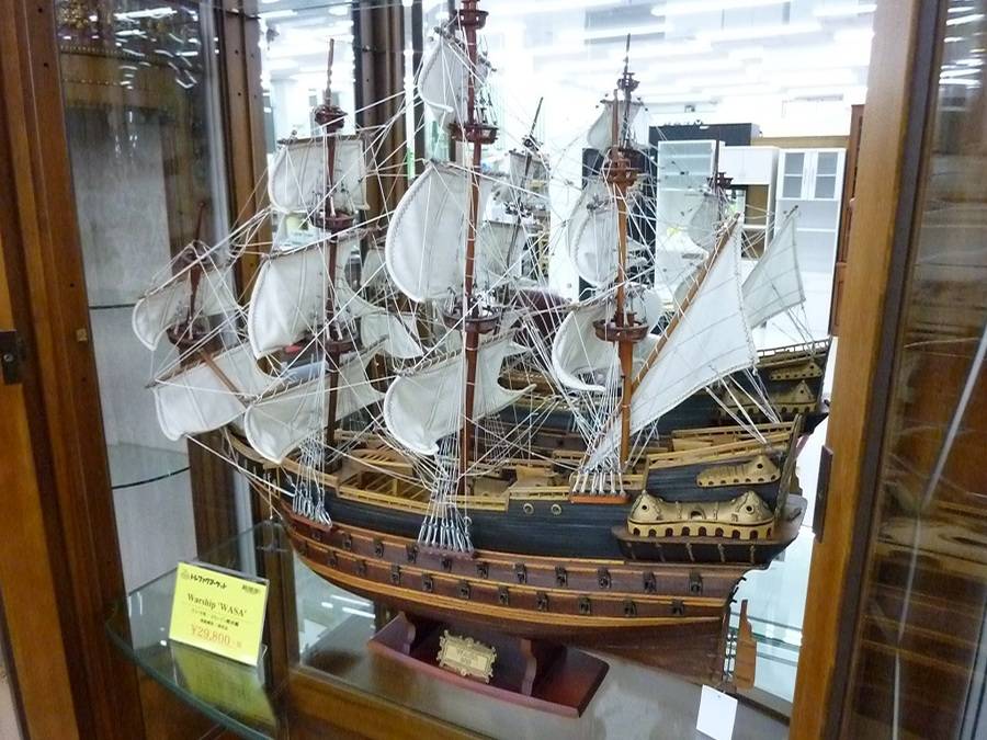 いざ出航の時！伝説の戦列艦「ヴァーサ号」、買取入荷致しました
