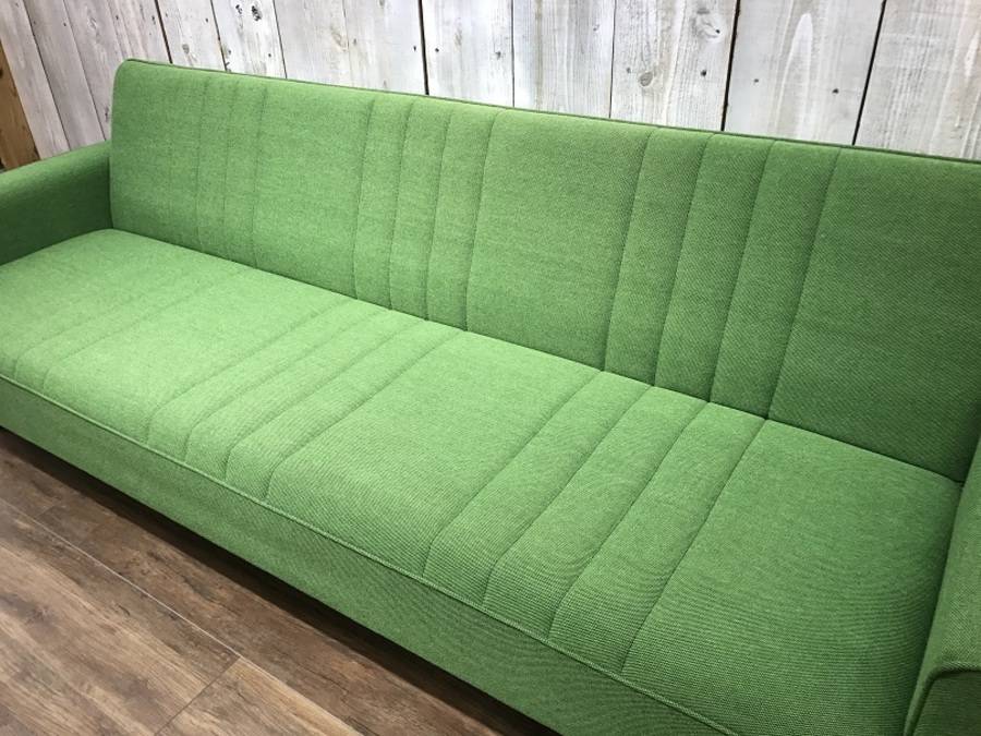 展示アウトレット カリモク60 スリーピングソファ タープグリーン ソファベッド 限られた空間を有効に。カリモク60のスリーピングソファをご紹介