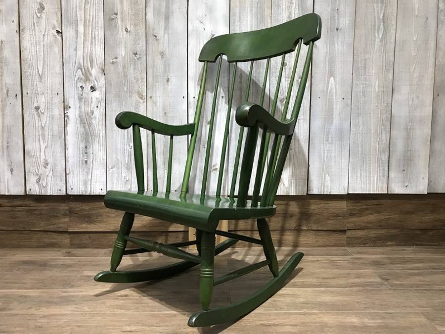 『TOYOFURNITURE』東洋ファニチャー アンティーク　ロッキングチェア ☆TOYO FURNITURE ロッキングチェア 東洋ファニチャー 札幌市