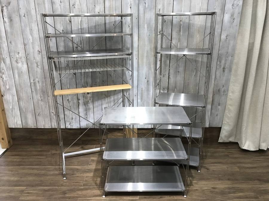 万能家具。無印良品、ステンレスユニットシェルフを多数ご紹介。【TFM 