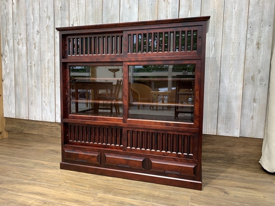 和風家具 民芸家具 茶棚 飾り棚 小物入れ 昭和 レトロ アンティーク 楽天市場】飾り棚 和モダン 和風 アジアン オリエンタル おしゃれ 天然