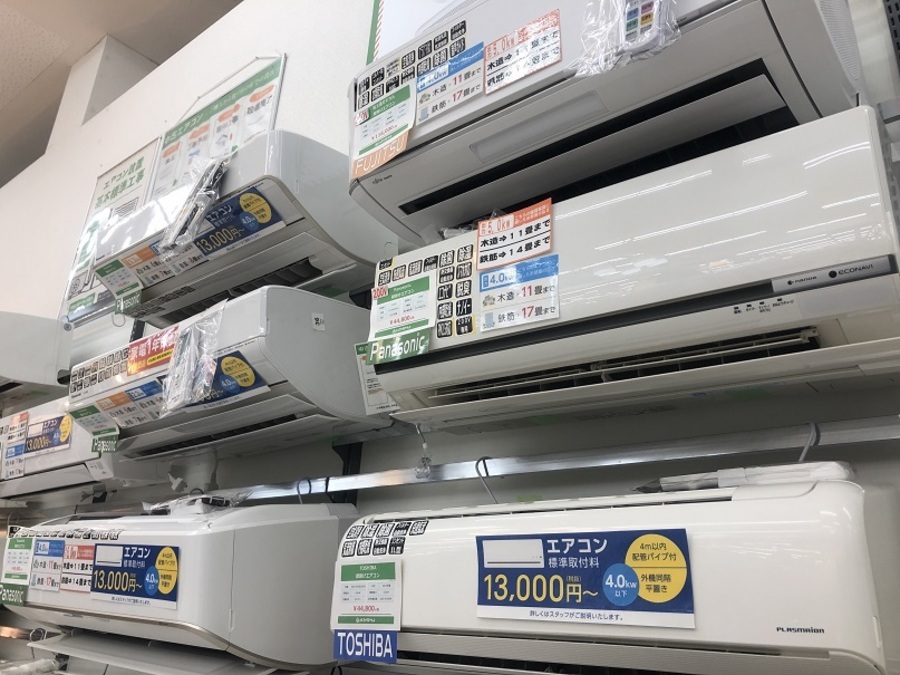 千葉市・市原市でエアコンをお探しなら！お買い得な中古エアコン多数 