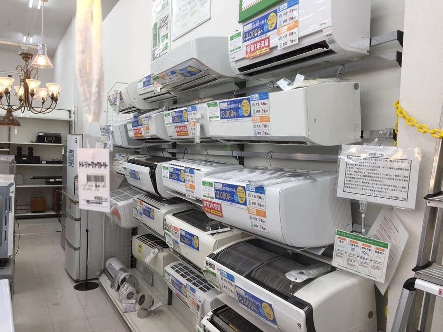 エアコン大量展示中！窓枠エアコンも展示しております！ 富士通 