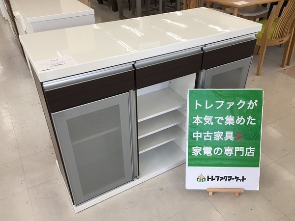 追加の収納にも♪ ニトリのバーカウンター モデナ120 入荷しま