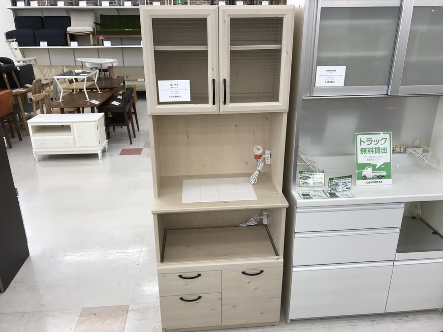 karimoku(カリモク)・綾野製作所・ニトリなど レンジボード・食器棚が