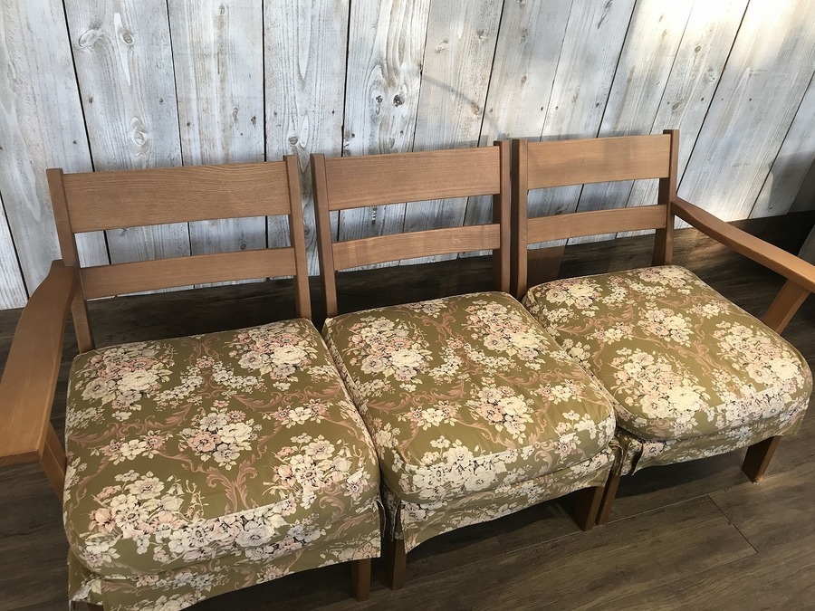 飛騨産業꧂キツツキマーク 3人掛けセパレートソファ&1人掛けアーム