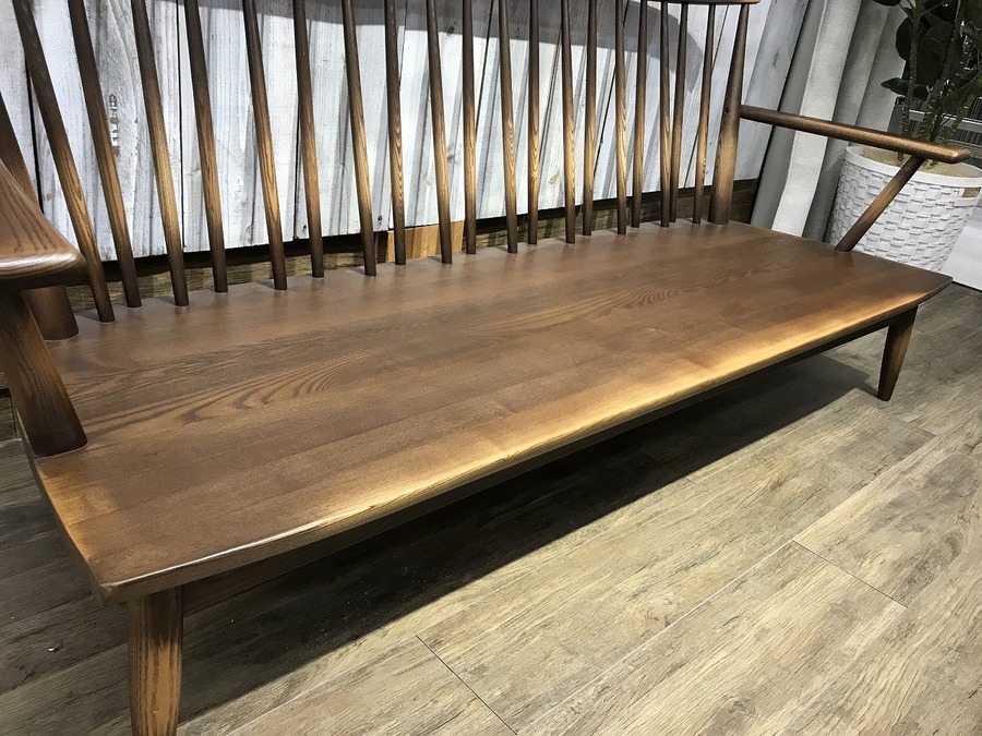 NAGANO INTERIOR（ナガノインテリア）】タモ材のベンチ（J-CALM KC069