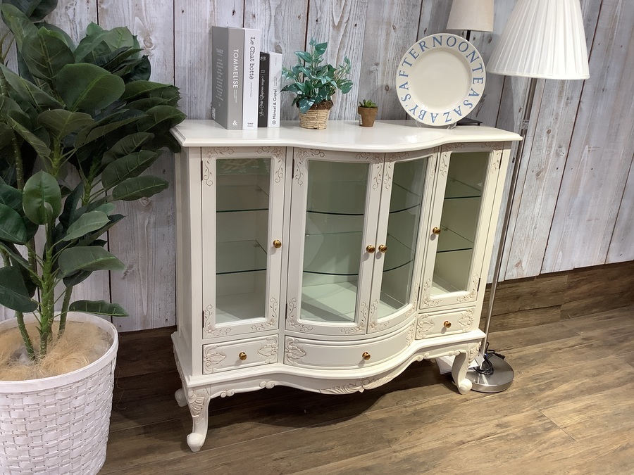 姫系家具】アンティークデザインキャビネットが入荷しました！ 【トレ