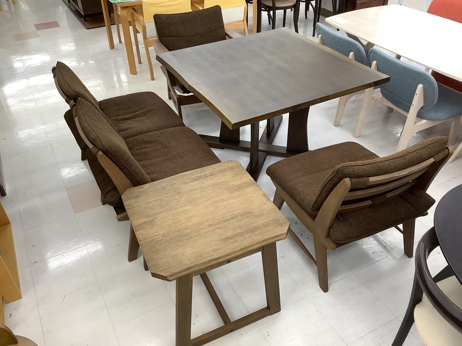 MIKIMOKUベンチダイニング5点セット 雅