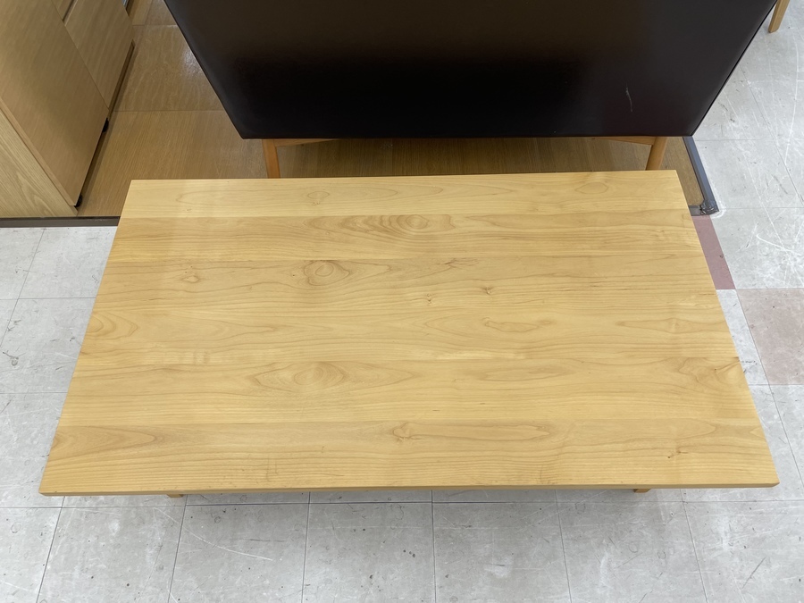 新入荷！ 無印良品 REAL FURNITURE 無垢材ローテーブル 入荷しま