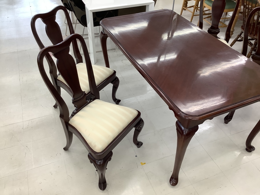 スマホで購入】東海家具(IDC大塚家具) ダイニング5点セット ブラウン 5 