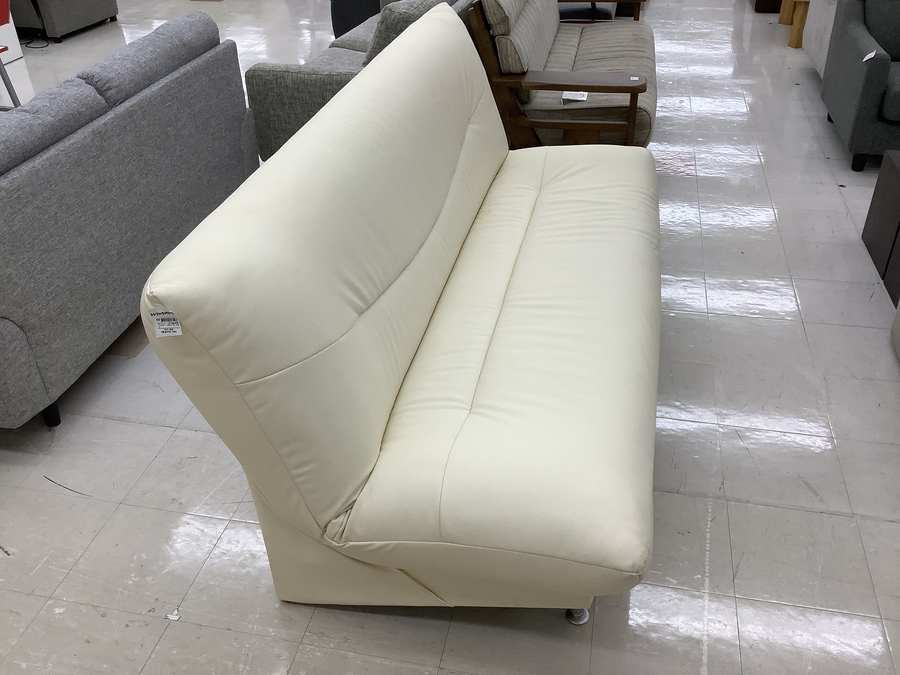 スマホで購入】シノハラ製作所 ソファーベッド アイボリー ソフト