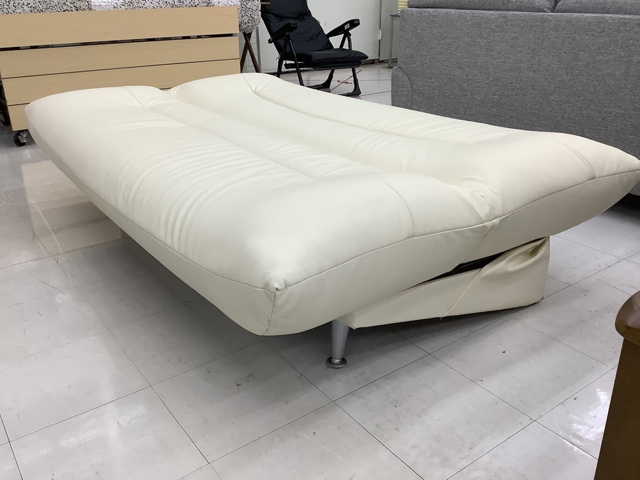 スマホで購入】シノハラ製作所 ソファーベッド アイボリー