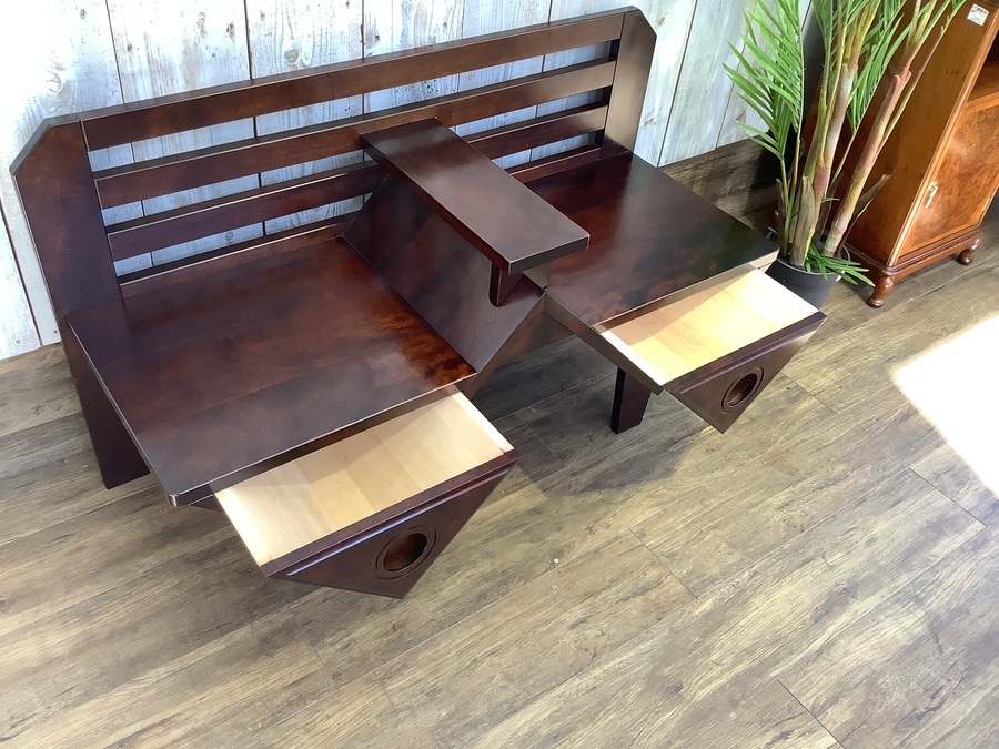 星野民芸】特徴的なシルエットのダブルベンチが入荷しました！｜2022年