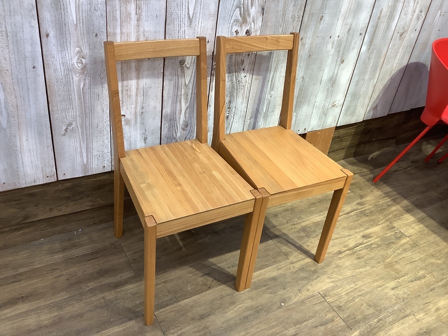 無印良品】いろいろなお部屋に合わせやすいシンプルなダイニング3点