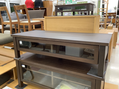 【来店いただける方限定】無印良品　シェルフ　ブラウン　棚板欠品【トレファク摂津店】 無印良品のハンガーラック付きオープンシェルフのご紹介！｜2021年12月