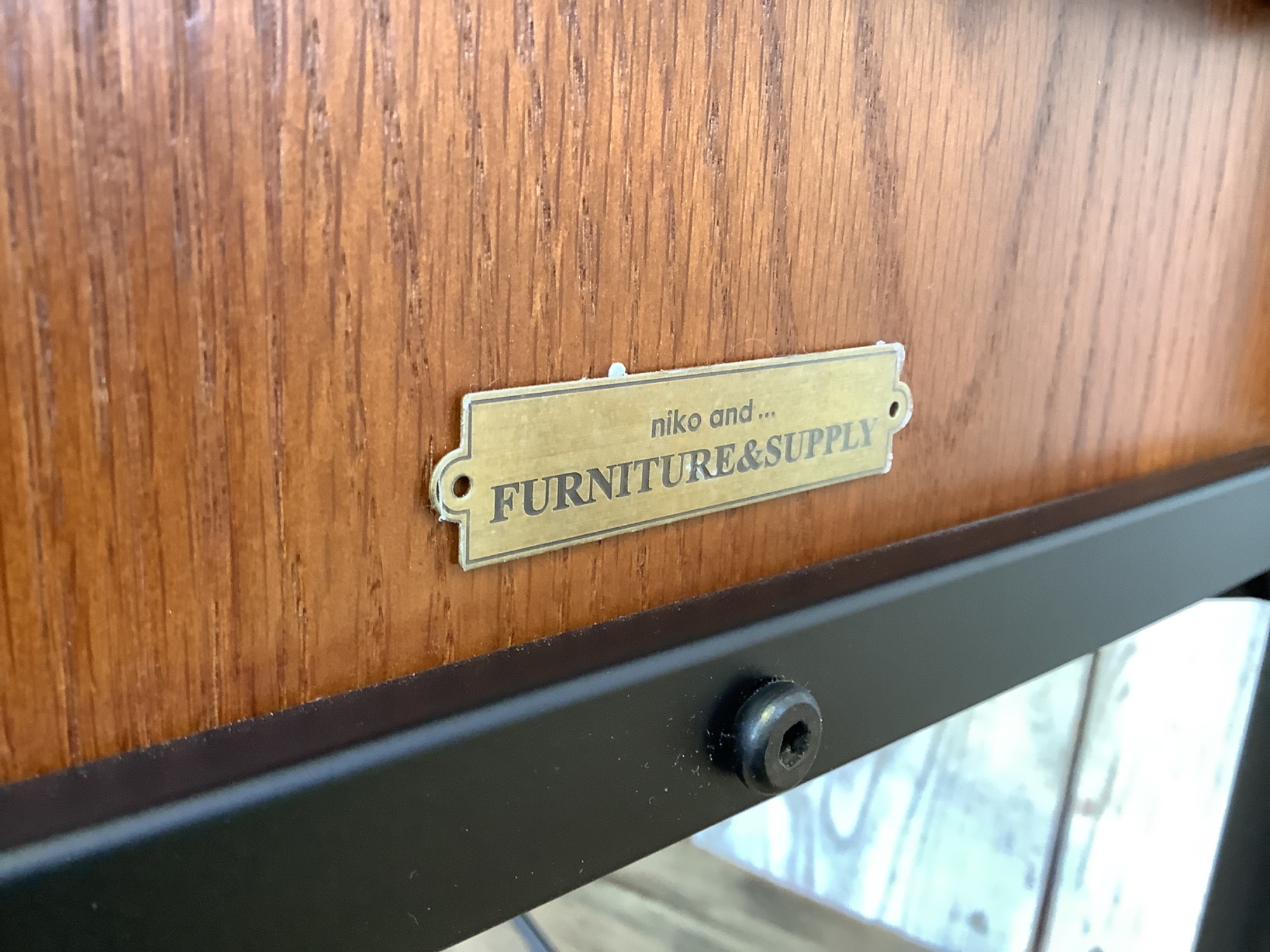 niko and… デスク niko and（ニコアンド）】アメリカンビンテージのようなデザインの