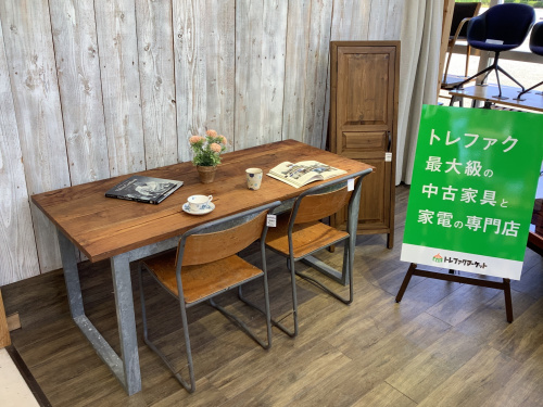 無垢材テーブル100年以上前の古材アルプス 無垢材テーブル 100年