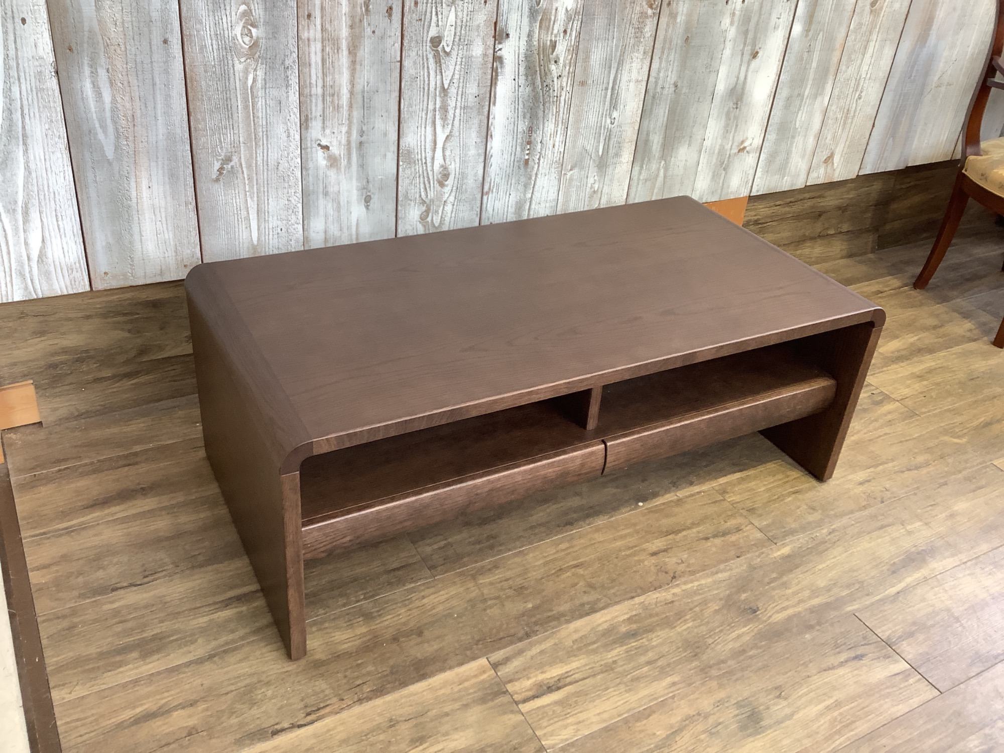 札幌 高級家具【浜本工芸 センターテーブル】幅110cm No.1100 ナラ/楢